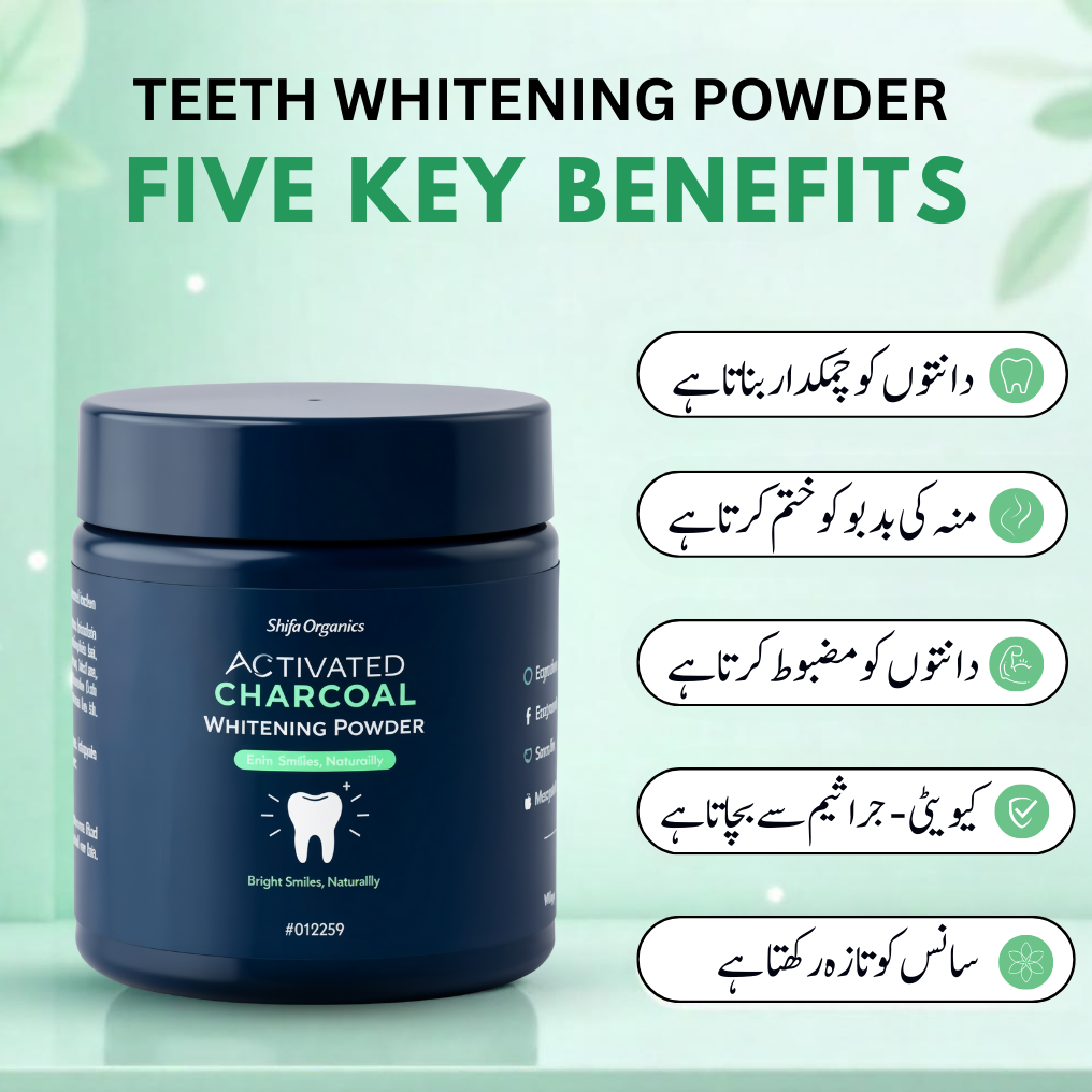Activated Charcoal Teeth Whitening Powder