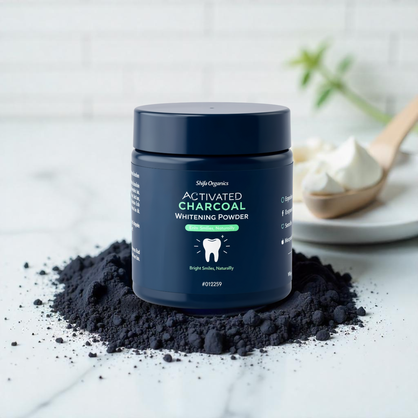 Activated Charcoal Teeth Whitening Powder